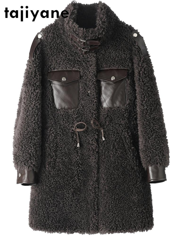 Tajiyane Winter Coats for Women Real Fur Coat Woman 100% Wool Jackets Women' Long Jacket Female Clothing Mujer Parkas TN1229, Brown
Tajiyane Winter Coats for Women Real Fur Coat Woman 100% Wool Jackets Women' Long Jacket Female Clothing Mujer Parkas TN1229, Brown