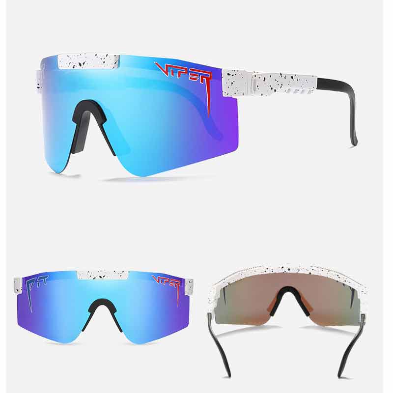 Pit Viper TR90 Frame Siamese Polarized UV400 Lenses Sunglasses Men Women Luxury Designed Flat Top Openair Windproof Goggles PV01 gifts, White;black
Pit Viper TR90 Frame Siamese Polarized UV400 Lenses Sunglasses Men Women Luxury Designed Flat Top Openair Windproof Goggles PV01 gifts, White;black