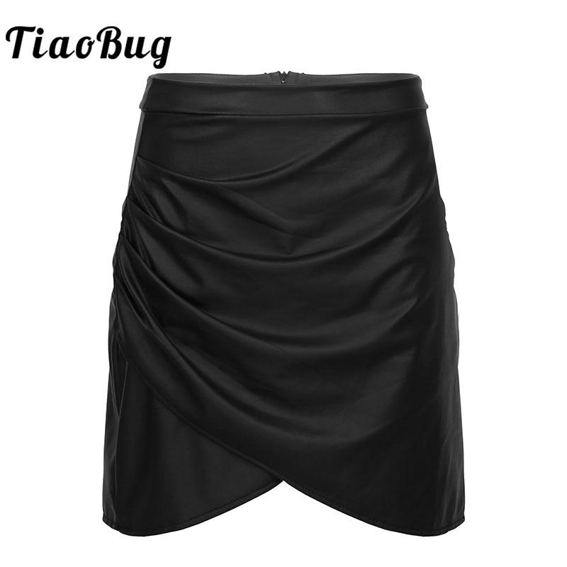 Women Black Faux Leather Skirt Invisible Zipper High Waist Slim Fit Sexy Miniskirt Fashion Female Rave Party Bodycon Clubwear
Women Black Faux Leather Skirt Invisible Zipper High Waist Slim Fit Sexy Miniskirt Fashion Female Rave Party Bodycon Clubwear