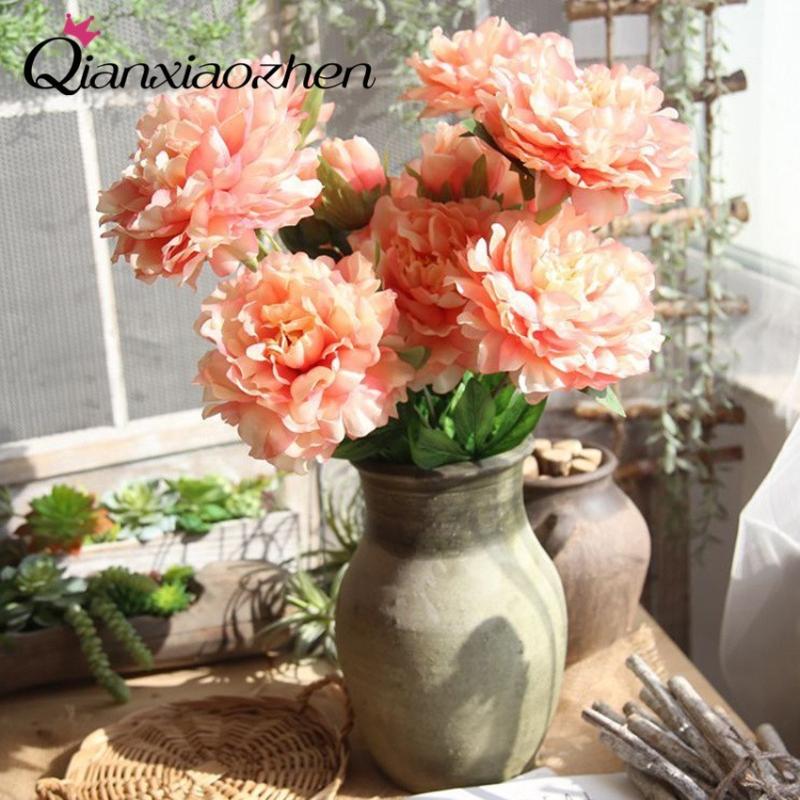 Qianxiaozhen 4pcs Peony Flower Artificial Flowers For Wedding Fake Flowers Bouquet Wedding Home Decoration, Deep pink
Qianxiaozhen 4pcs Peony Flower Artificial Flowers For Wedding Fake Flowers Bouquet Wedding Home Decoration, Deep pink