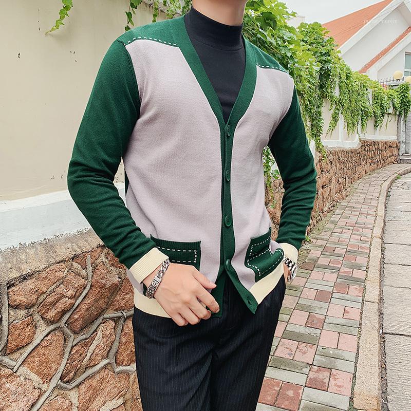 British Style Autumn Winter Cardigan Men Fashion V Neck Casual Sweaters for Men Clothing Slim Fit Streetwear Pull Homme Vintage1, Blue
British Style Autumn Winter Cardigan Men Fashion V Neck Casual Sweaters for Men Clothing Slim Fit Streetwear Pull Homme Vintage1, Blue