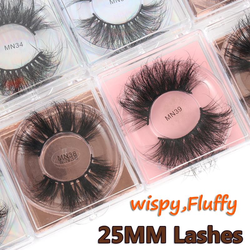 1 Pair Handmade 3D Mink False Eyelashes 25mm Natural Long Wispies Eyelashes Extension Wispies Criss-cross Lashes Cruelty-free
1 Pair Handmade 3D Mink False Eyelashes 25mm Natural Long Wispies Eyelashes Extension Wispies Criss-cross Lashes Cruelty-free