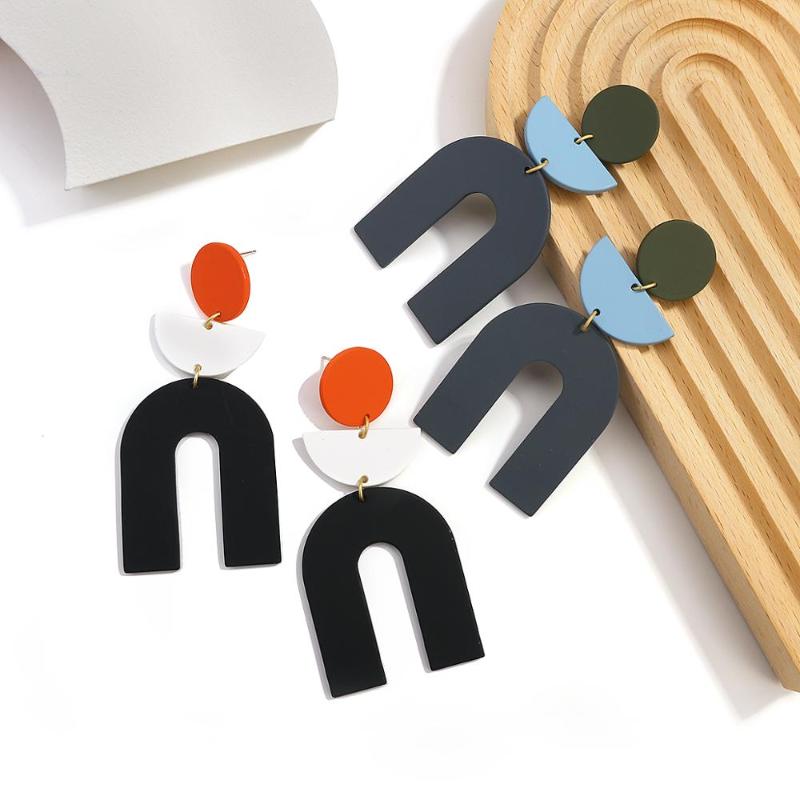 AENSOA New Design Korean Splicing Acrylic Drop Earrings for Women 2021 Statement Geometric Earring Pendientes Jewelry
AENSOA New Design Korean Splicing Acrylic Drop Earrings for Women 2021 Statement Geometric Earring Pendientes Jewelry