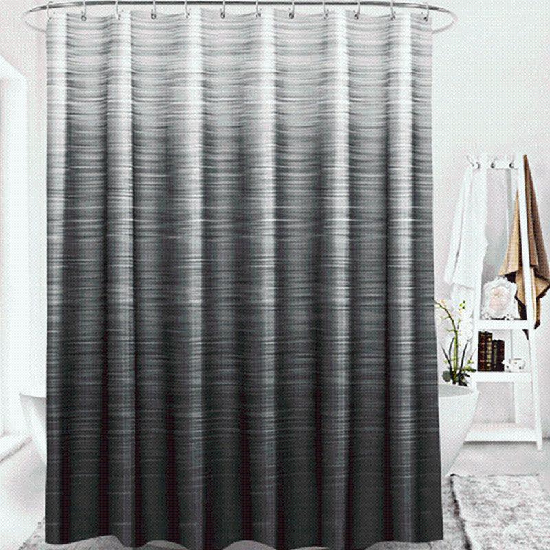 180*180cm Top And Bottom Gradient Print Stripes Shower Curtain Bathroom Bath Curtains Easy Clean Shower Waterproof Curtain
180*180cm Top And Bottom Gradient Print Stripes Shower Curtain Bathroom Bath Curtains Easy Clean Shower Waterproof Curtain