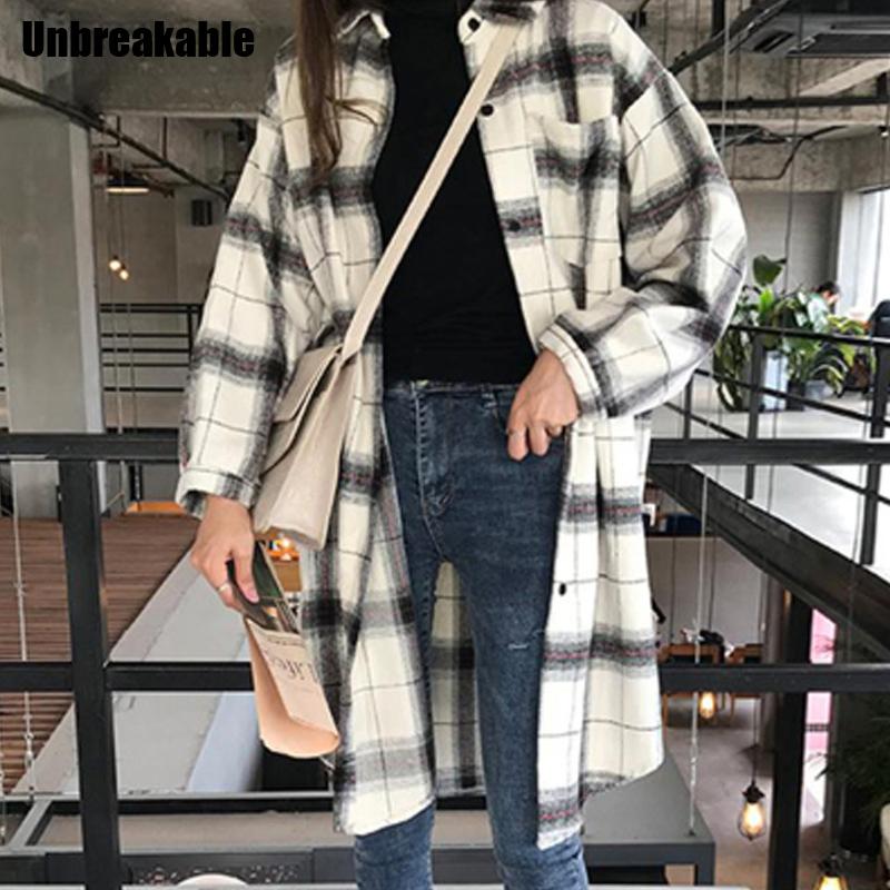 Women Autumn New Retro Loose Black & White Plaid Blouse Lapel Long Sleeve Casual Summer Mid-Long Plaid Blouses
Women Autumn New Retro Loose Black & White Plaid Blouse Lapel Long Sleeve Casual Summer Mid-Long Plaid Blouses