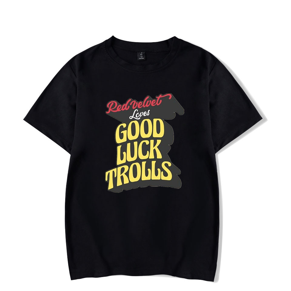 Loves GOOD LUCK TROLLS Red Velvet Kpop Summer T-shirt Short Sleeve 2020 New Arrival Cool Fashion Casual Stylish Tshirt Women/men, 001
Loves GOOD LUCK TROLLS Red Velvet Kpop Summer T-shirt Short Sleeve 2020 New Arrival Cool Fashion Casual Stylish Tshirt Women/men, 001