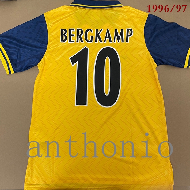 Top 1996/97 retro soccer jerseys STAR WRIGHT 8 ADAMS 6 VIEIRA henry Martin Keown BERGKAMP 10 Home AWAY football shirts de classic futbol jer, Black;yellow
Top 1996/97 retro soccer jerseys STAR WRIGHT 8 ADAMS 6 VIEIRA henry Martin Keown BERGKAMP 10 Home AWAY football shirts de classic futbol jer, Black;yellow