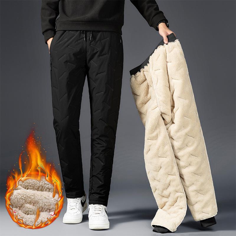 Men's Pants Winter Fleece Sweatpants Thicken Warm Sportswear Fur Joggers Drawstring Casual Thick Outdoor Pockets Down Trousers, Black
Men's Pants Winter Fleece Sweatpants Thicken Warm Sportswear Fur Joggers Drawstring Casual Thick Outdoor Pockets Down Trousers, Black