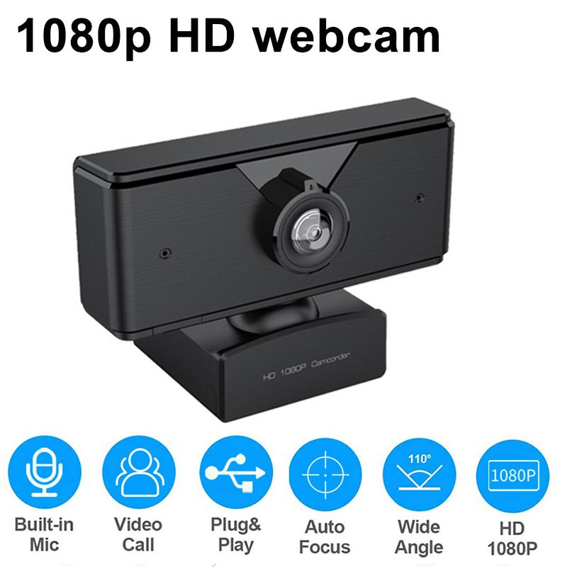 HD 1080P Webcam Free Drive USB Built-in Noise Reduction Mic Video Calling Living Streaming PC Camera QJY99
HD 1080P Webcam Free Drive USB Built-in Noise Reduction Mic Video Calling Living Streaming PC Camera QJY99