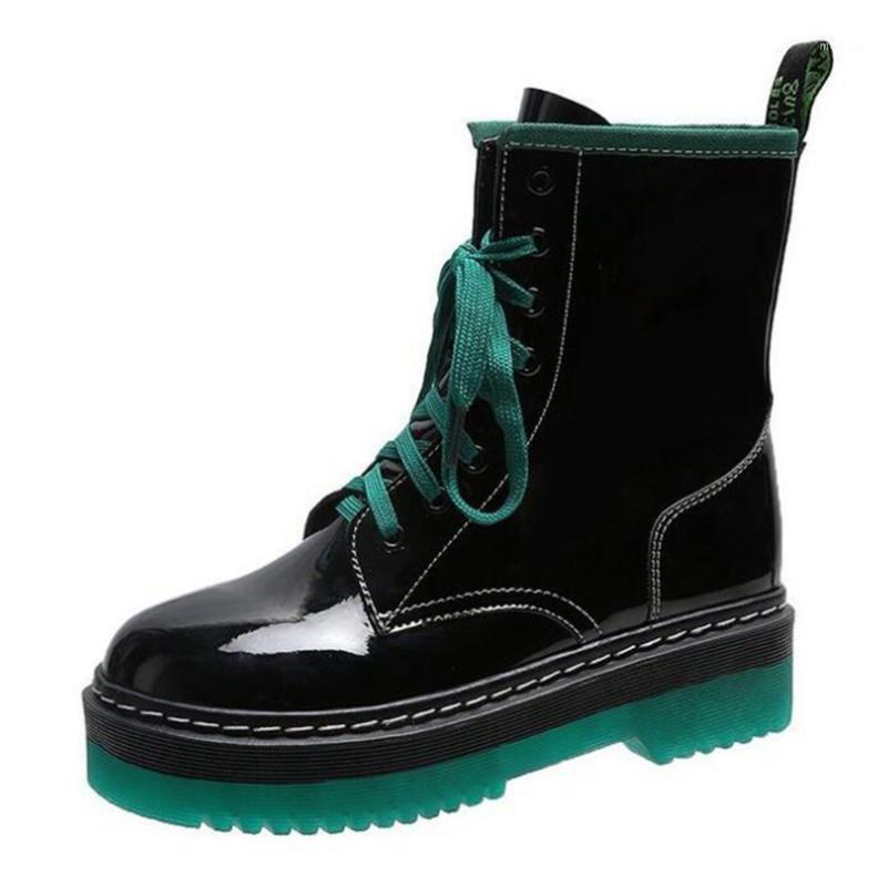 Winter new boots women Mixed colors British style platform shiny leather lace up shoes motorcycle boots women short ll5871, Black
Winter new boots women Mixed colors British style platform shiny leather lace up shoes motorcycle boots women short ll5871, Black