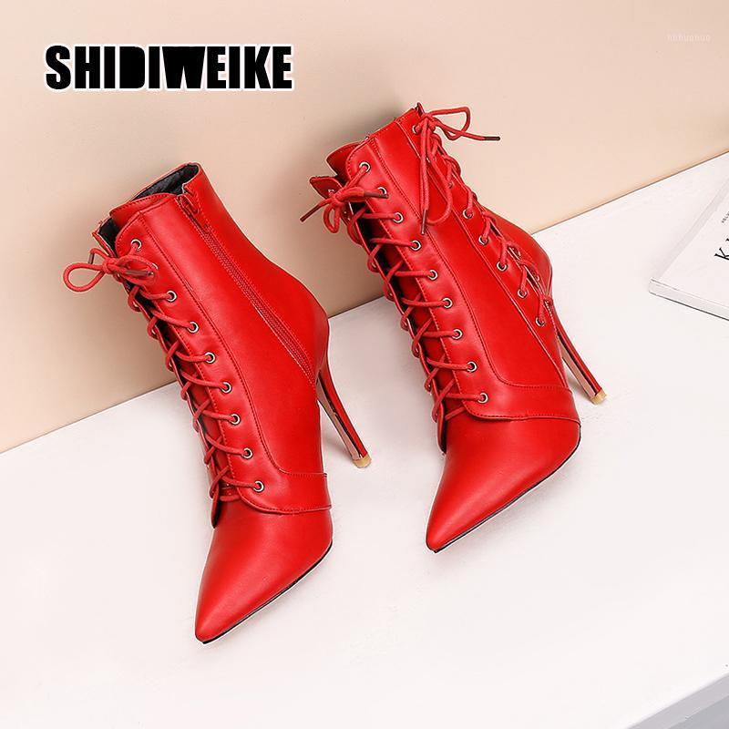 Women autumn winter Boots 2021 New Fashion Ankle Boots pu leather Cross-tied Shoes Super High Heels Ladies Shoes v7941, Black
Women autumn winter Boots 2021 New Fashion Ankle Boots pu leather Cross-tied Shoes Super High Heels Ladies Shoes v7941, Black
