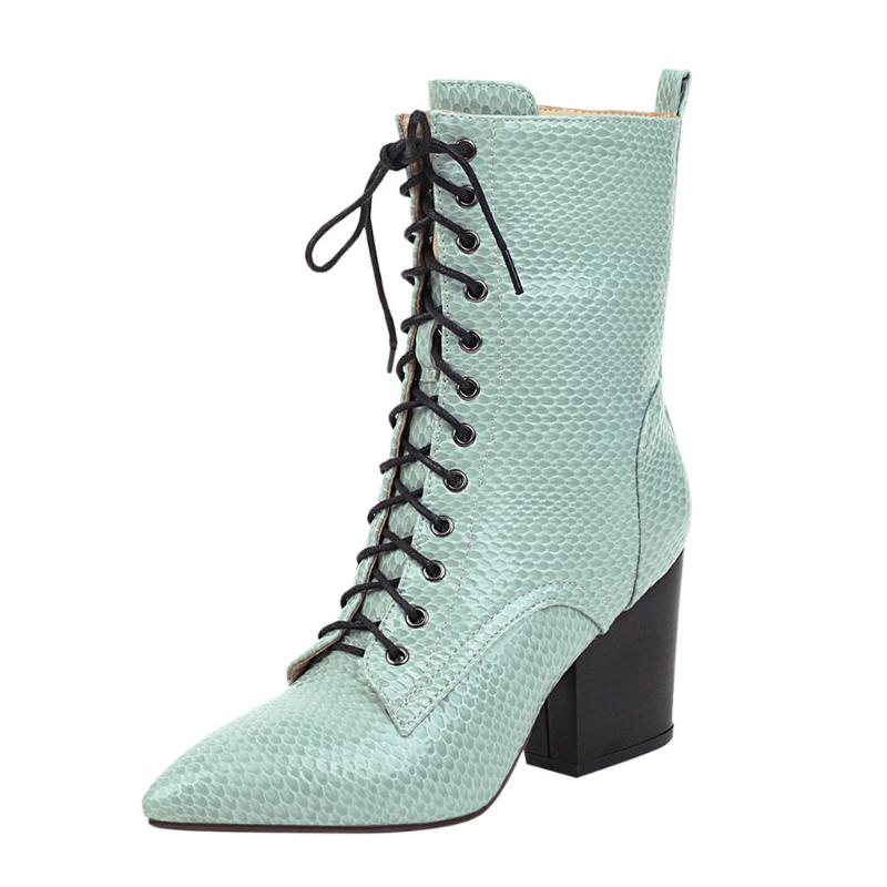2020 new snake pattern ladies boots thickened PU ladies shoes high heel cotton warm winter boots Zapatos De Mujer, Blue
2020 new snake pattern ladies boots thickened PU ladies shoes high heel cotton warm winter boots Zapatos De Mujer, Blue