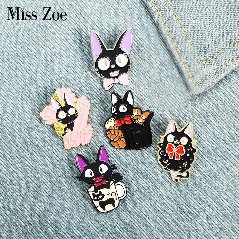 Black Cat JiJi Enamel Pins Cartoon Movie Brooches Custom Animal Badge for Bag Hat Clothes Lapel pin Collar Jewelry Gift Kids
Black Cat JiJi Enamel Pins Cartoon Movie Brooches Custom Animal Badge for Bag Hat Clothes Lapel pin Collar Jewelry Gift Kids