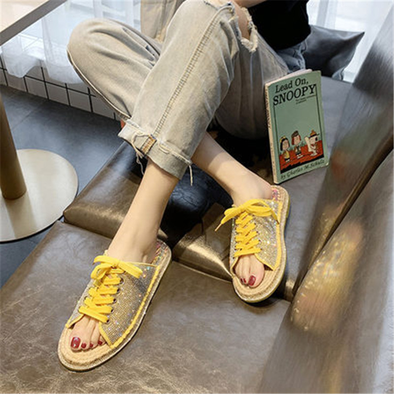 2021 New Summer Women's Glass Slippers Mixed Colors Straw Single Female Comfortable Outdoor Leisure Style Beach Smooth Shoes QEI9, White
2021 New Summer Women's Glass Slippers Mixed Colors Straw Single Female Comfortable Outdoor Leisure Style Beach Smooth Shoes QEI9, White