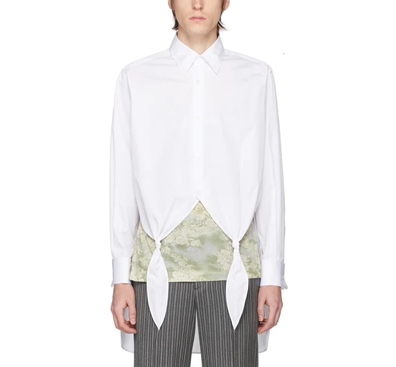 2021 New S-6xl!! Homemade Men's Shirts with Loose Black White Seam Several Separate Buttons. 1VYJ 
2021 New S-6xl!! Homemade Men's Shirts with Loose Black White Seam Several Separate Buttons. 1VYJ