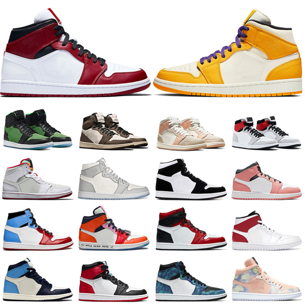 Chicago Hot Selling Mens Basketball Shoes 1 1s Mid Lakers Yellow JUMPMAN Travis Scotts Milan Women DIO Sneakers Black White Gold Trainers, 4 mid chicago toe 36-46
Chicago Hot Selling Mens Basketball Shoes 1 1s Mid Lakers Yellow JUMPMAN Travis Scotts Milan Women DIO Sneakers Black White Gold Trainers, 4 mid chicago toe 36-46