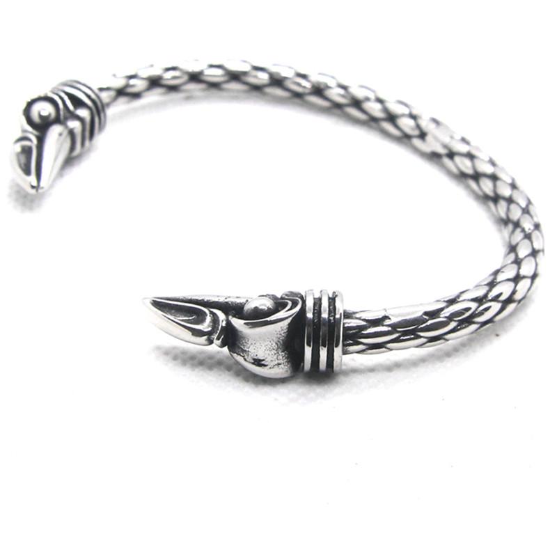 316L Stainless Steel Fashion Bangle Jewelry Bird Head Solid Punk Style Rustless Bracelet
316L Stainless Steel Fashion Bangle Jewelry Bird Head Solid Punk Style Rustless Bracelet