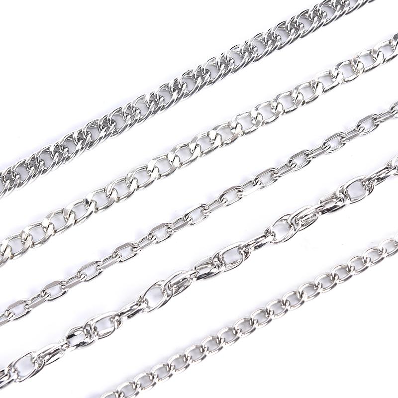 Chains Silver Necklace Bracelet Personalize Exaggerated Metal Style Punk Chain Item Decoration Simple Variety Explosion Models
Chains Silver Necklace Bracelet Personalize Exaggerated Metal Style Punk Chain Item Decoration Simple Variety Explosion Models