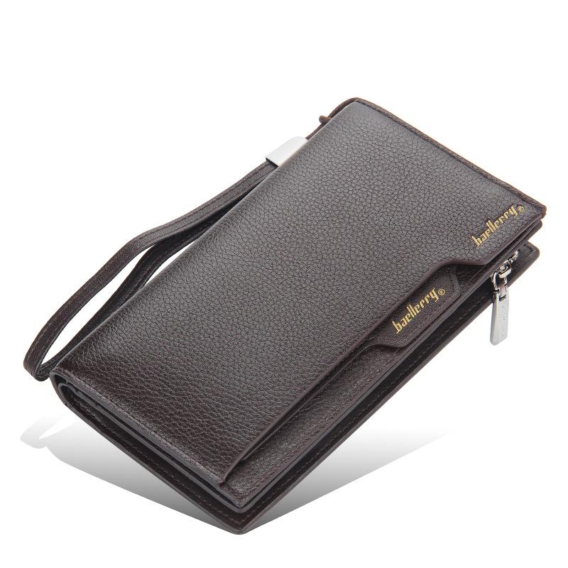 Baellerry Brand 2021 New Business Style Men Long Wallet Lychee Pattern Multi-card Position Male Clutch Wallet Leather Man Purese, Black
Baellerry Brand 2021 New Business Style Men Long Wallet Lychee Pattern Multi-card Position Male Clutch Wallet Leather Man Purese, Black