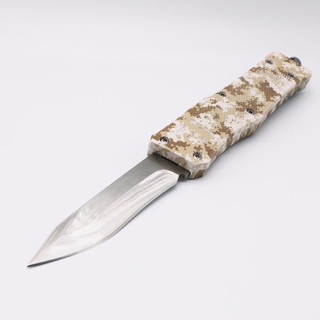 A161 camo yellow double action automatic auto self defense folding double action hunting knife pocket knife auto knives xmas gift
A161 camo yellow double action automatic auto self defense folding double action hunting knife pocket knife auto knives xmas gift