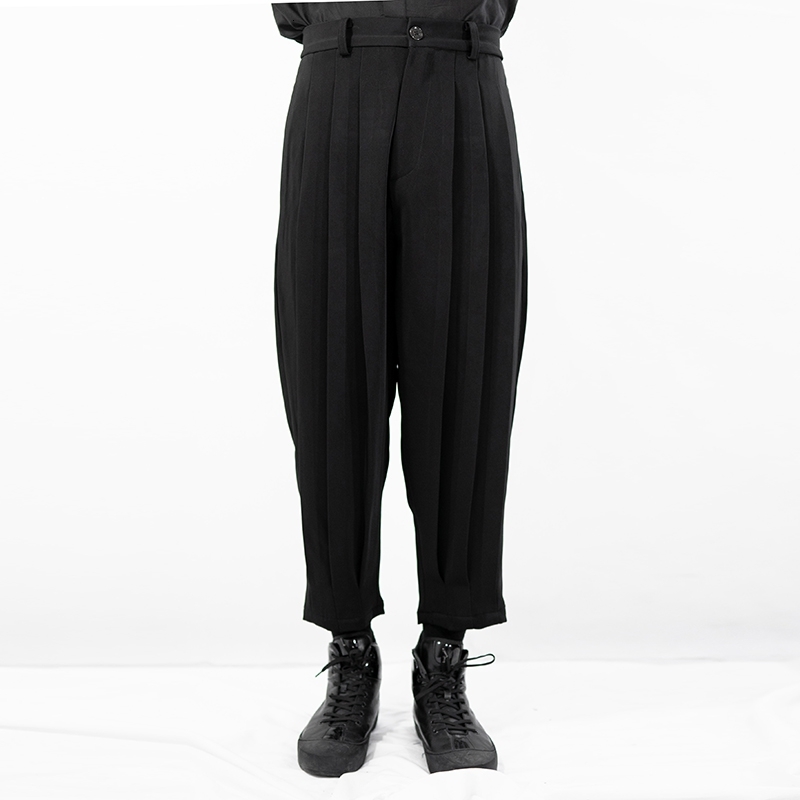 2021 New Fall Original Winter Clothes Casual Baggy Dark Wrinkles Cold Joker Extremely Conical Pants Nine Minutes. S-6xl. ZJFR, Black
2021 New Fall Original Winter Clothes Casual Baggy Dark Wrinkles Cold Joker Extremely Conical Pants Nine Minutes. S-6xl. ZJFR, Black