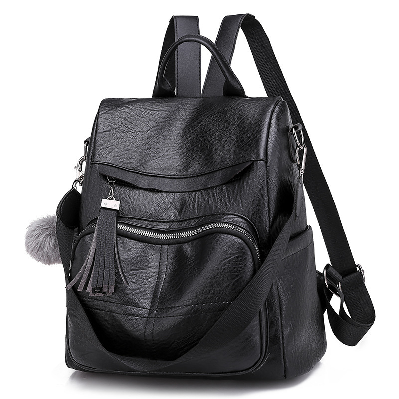 Women branded vintage leather backpack in school backpacks adolescents great capacity shoulder bags for 2020-c1291, Black
Women branded vintage leather backpack in school backpacks adolescents great capacity shoulder bags for 2020-c1291, Black