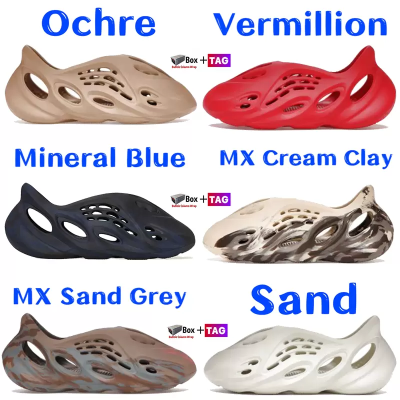 Fashion Sandals Foam RNNR Slippers with box Ochre MX Cream Clay Moon Grey Vermillion men Shoes Sandal Mineral Blue Sand Triple Black Bone White women slides Sneakers, Soot
Fashion Sandals Foam RNNR Slippers with box Ochre MX Cream Clay Moon Grey Vermillion men Shoes Sandal Mineral Blue Sand Triple Black Bone White women slides Sneakers, Soot
