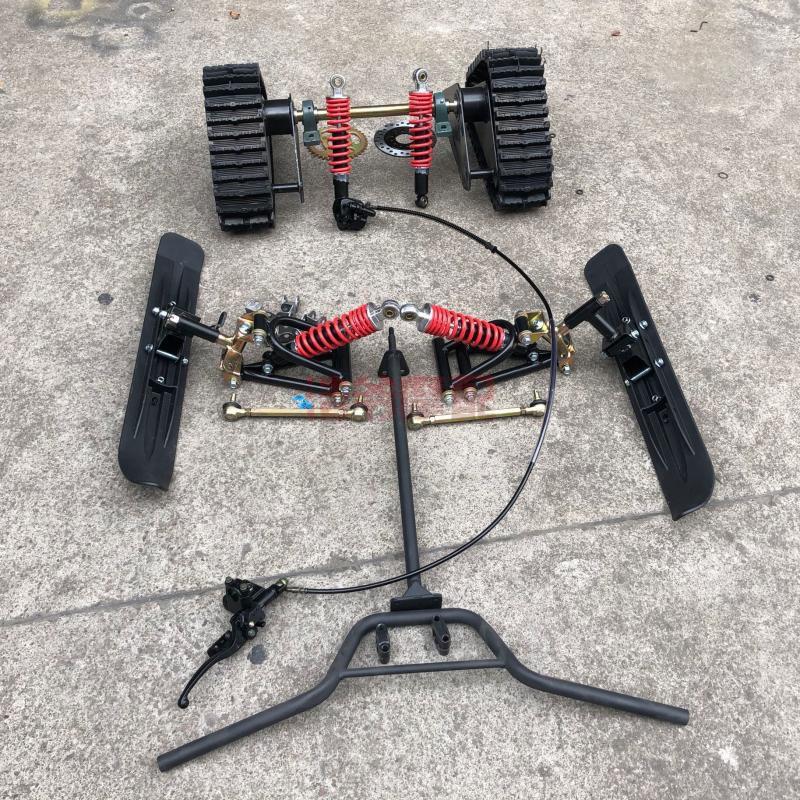 ATV ATV Homemade Four-Wheel Snowmobile Handlebar Steering Column Front Sled Board Non-Slip Triangle Crawler Wheel
ATV ATV Homemade Four-Wheel Snowmobile Handlebar Steering Column Front Sled Board Non-Slip Triangle Crawler Wheel