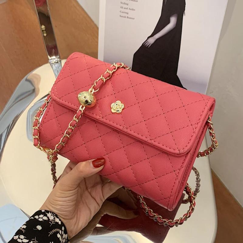 Classic Lattice Flap Crossbody bag 2021 Fashion New High quality Leather Women's Designer Handbag Chain Shoulder Messenger Bag, Black
Classic Lattice Flap Crossbody bag 2021 Fashion New High quality Leather Women's Designer Handbag Chain Shoulder Messenger Bag, Black