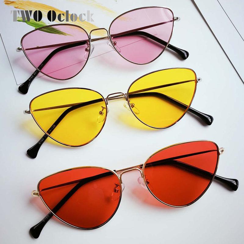 TWO Oclock 2020 New Cat Eye Women Sunglasses Tinted Color Lens Vintage Sun Glasses Female Eyewear Red UV400 Sunglases 8A1747
TWO Oclock 2020 New Cat Eye Women Sunglasses Tinted Color Lens Vintage Sun Glasses Female Eyewear Red UV400 Sunglases 8A1747