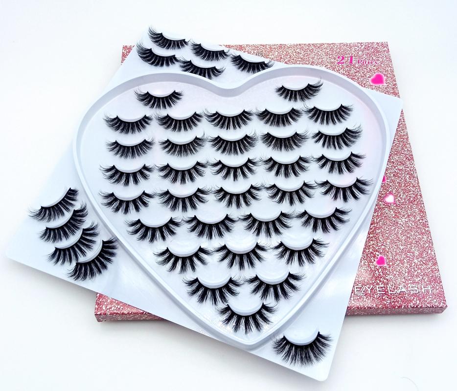NEW 5/21Pairs Fluffy Lashes 10-25mm 3d Mink Lashes Dramatic Long Thick False Eyelashes Extension Mink Eyelashes Makeup
NEW 5/21Pairs Fluffy Lashes 10-25mm 3d Mink Lashes Dramatic Long Thick False Eyelashes Extension Mink Eyelashes Makeup