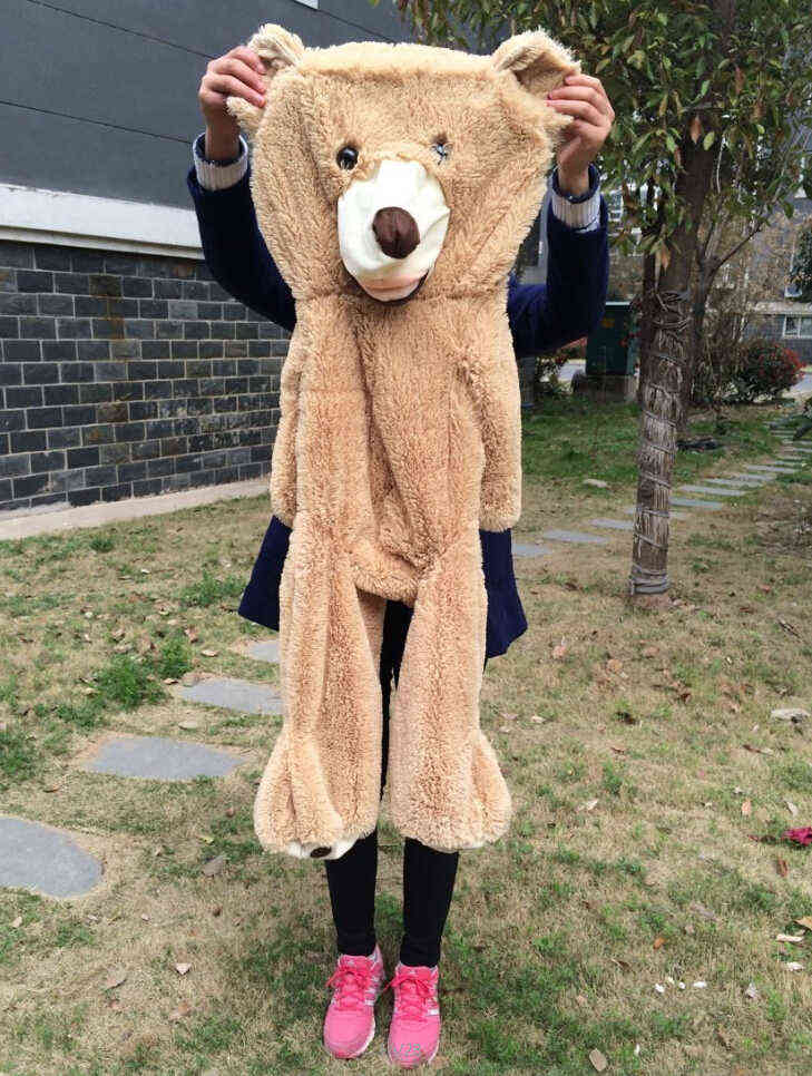 100cm-200cm America Giant Teddy Bear Plush Toys Soft Teddy Bear Skin Popular Birthday & Valentine's Gifts For Girls Kid's Toy R231128