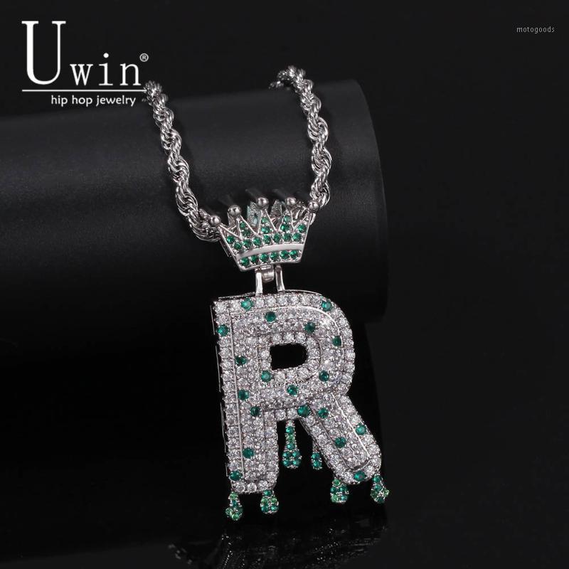 Uwin Custom Crown Drip Bubble Initial Letter Chain Necklace Pendant Men's And Women's Cubic Zircon Hip Hop Jewelry1
Uwin Custom Crown Drip Bubble Initial Letter Chain Necklace Pendant Men's And Women's Cubic Zircon Hip Hop Jewelry1