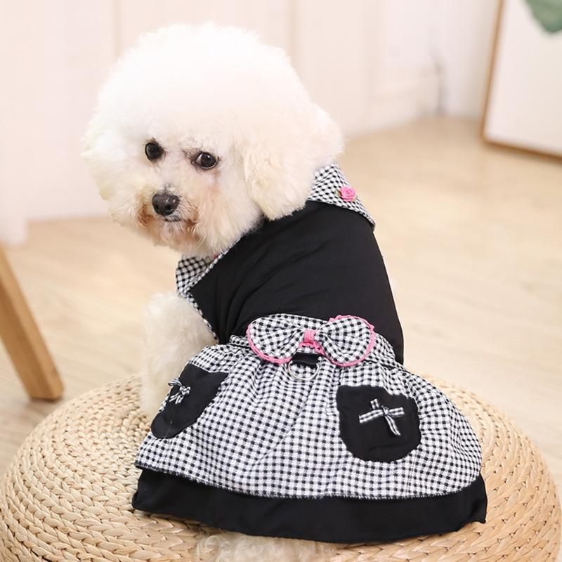 Plaid bow pet dress cat and dog clothes pet dog dress puppy Christmas Easter clothes Chihuahua puppy summer skirt, Black
Plaid bow pet dress cat and dog clothes pet dog dress puppy Christmas Easter clothes Chihuahua puppy summer skirt, Black