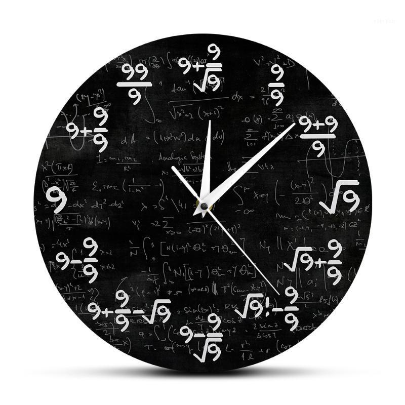 The Nines Math Wall Clock Number 9 Math Modern Clock Wall Watch Equation The of 9s Formulas Mathematical Art1
The Nines Math Wall Clock Number 9 Math Modern Clock Wall Watch Equation The of 9s Formulas Mathematical Art1