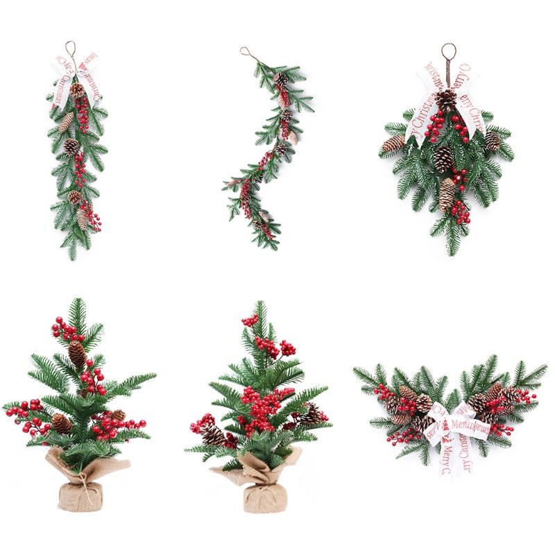 Artificial Merry Christmas Wreaths Decor With Rattan Pinecone Cotton Bow for Front Door Xmas Garland DIY New Years Ornament
Artificial Merry Christmas Wreaths Decor With Rattan Pinecone Cotton Bow for Front Door Xmas Garland DIY New Years Ornament