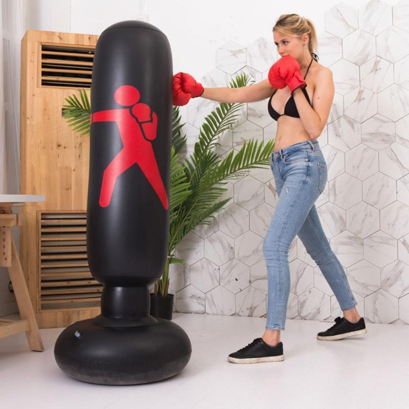 160cm Boxing Punching Bag Inflatable Free-Stand Tumbler Muay Thai Training Pressure Relief Bounce Back Sandbag with Air Pump 71
160cm Boxing Punching Bag Inflatable Free-Stand Tumbler Muay Thai Training Pressure Relief Bounce Back Sandbag with Air Pump 71