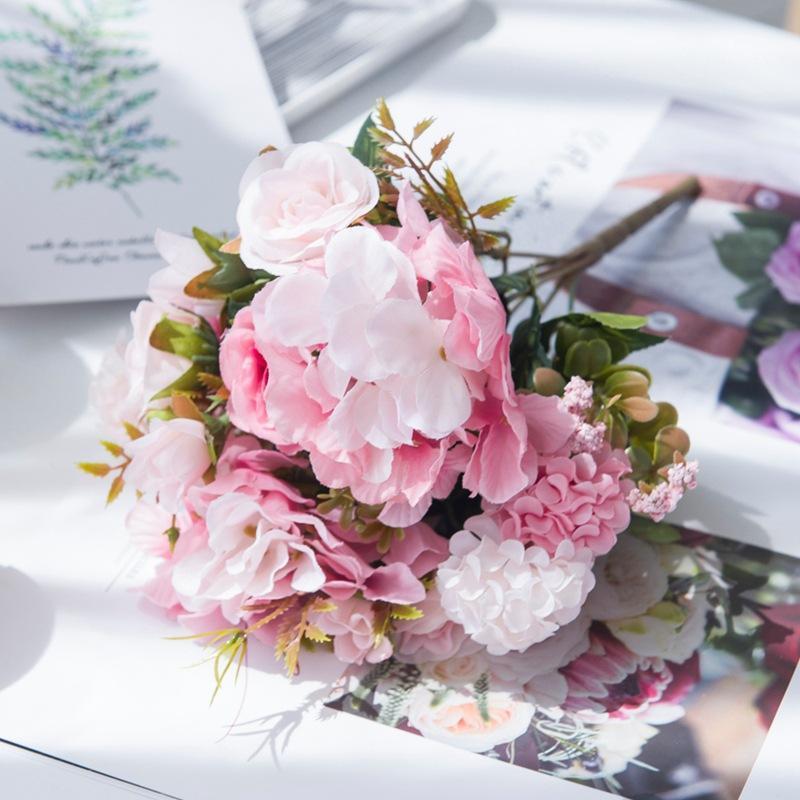 Decoration Decoration noel Deco Rose Hydrangea Carnation Wedding Simulation Artificial Handmade Flower Plant Silk Flower1, Pink
Decoration Decoration noel Deco Rose Hydrangea Carnation Wedding Simulation Artificial Handmade Flower Plant Silk Flower1, Pink