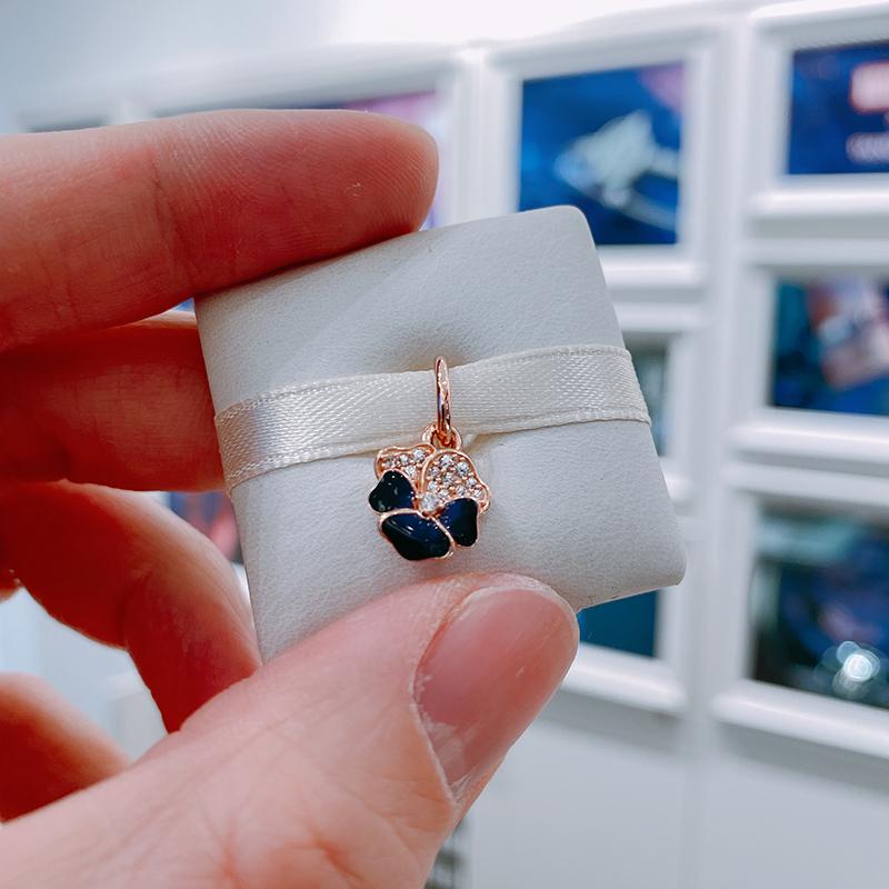 Factory wholesale Rose Gold Plated Silver Deep Purple Pansy Flower Dangle Bead Fits European Jewelry Charm Bracelets
Factory wholesale Rose Gold Plated Silver Deep Purple Pansy Flower Dangle Bead Fits European Jewelry Charm Bracelets
