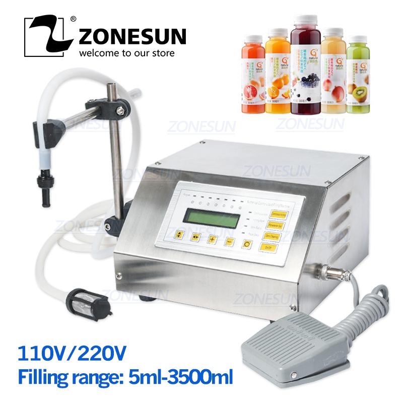 ZONESUN GFK160 Digital Electrical Liquids Filling Machine Water Pumping Filler Automatic Beverage Packaging Equipment,3.5L
ZONESUN GFK160 Digital Electrical Liquids Filling Machine Water Pumping Filler Automatic Beverage Packaging Equipment,3.5L