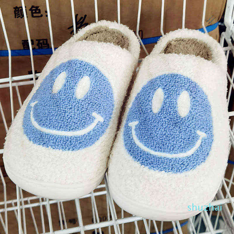 Women Smile Winter Slippers Soft Plush Faux Fur Shoes Ladies Fluffy Furry Flat Home Indoor Couple Cotton smiley Slippers 220108, Red
Women Smile Winter Slippers Soft Plush Faux Fur Shoes Ladies Fluffy Furry Flat Home Indoor Couple Cotton smiley Slippers 220108, Red