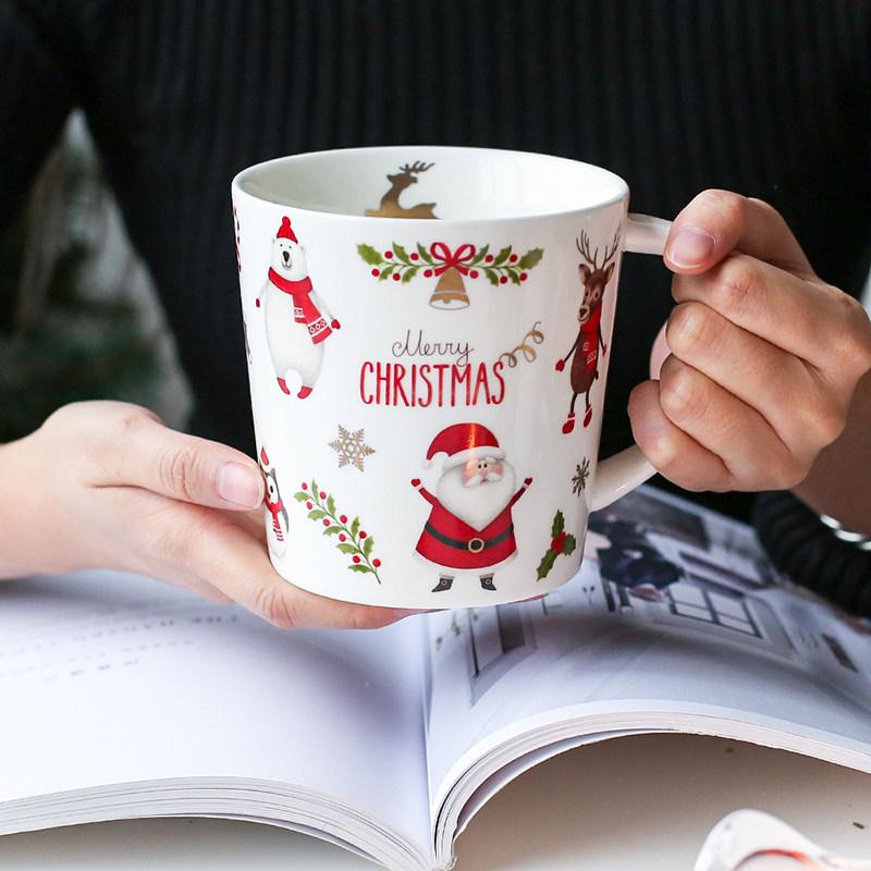 Mugs 2021 Merry Christmas Present Ceramic Creative Mug Cup Drinkware Gift For Friend 10.6x10.8cm 500ml
Mugs 2021 Merry Christmas Present Ceramic Creative Mug Cup Drinkware Gift For Friend 10.6x10.8cm 500ml