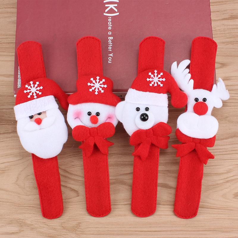 New Christmas Cartoon Snowman Bear Elk Santa Claus LED Sequins Luminous Slap Bracelet
New Christmas Cartoon Snowman Bear Elk Santa Claus LED Sequins Luminous Slap Bracelet