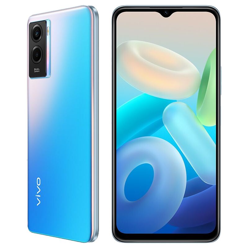 Original Vivo Y55S 5G Mobile Phone 6GB RAM 128GB ROM Octa Core MTK Dimensity 700 Android 6.58" LCD Full Screen 50.0MP AF 6000mAh Fingerprint ID F