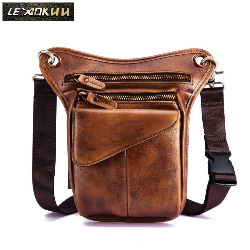 Genuine Quality Leather Men Design Casual Sling One Shoulder Messenger Bag Fashion Fanny Waist Belt Pack Drop Leg Bag 211-3llb, Black
Genuine Quality Leather Men Design Casual Sling One Shoulder Messenger Bag Fashion Fanny Waist Belt Pack Drop Leg Bag 211-3llb, Black