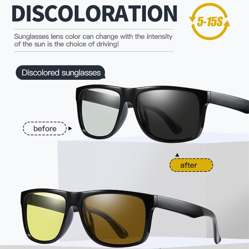 Sunglasses 2021 Retro Square Polarized Driving Pochromic Day Night Vision Goggle Glasses Women UV400 Men
Sunglasses 2021 Retro Square Polarized Driving Pochromic Day Night Vision Goggle Glasses Women UV400 Men