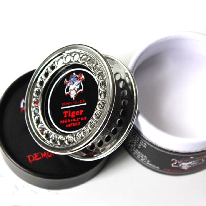 Demon Killer Wire Flat Twisted Fused Clapton Hive Alien Quad Tiger Wire Coils 15 Feet Roll Coils Organic Cotton fit Atomizer DHL Free
Demon Killer Wire Flat Twisted Fused Clapton Hive Alien Quad Tiger Wire Coils 15 Feet Roll Coils Organic Cotton fit Atomizer DHL Free