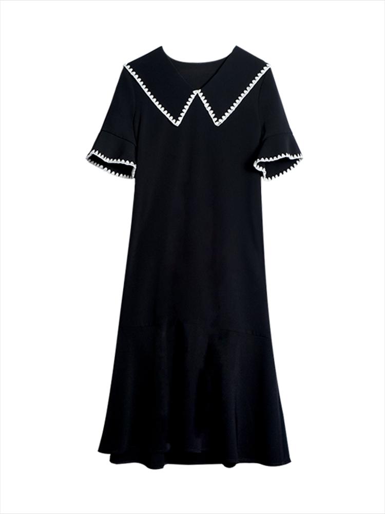 Plus Size 4XL Vintage Women Dresses 2020 Summer Black Ladies Vestidos Loose Sailor Collar Dresses Short Sleeve Brand Street Robe
Plus Size 4XL Vintage Women Dresses 2020 Summer Black Ladies Vestidos Loose Sailor Collar Dresses Short Sleeve Brand Street Robe