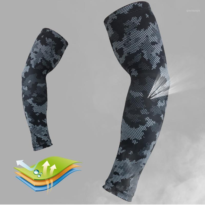 1 Piece Camouflage Black Sports Armband Breathable Sunscreen Cuff Only Single Fitness Protector Sweat Absorbing Quick Dry1