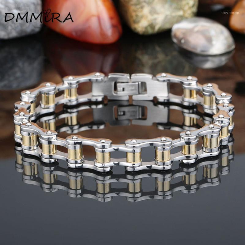 High Quatity Women Men's Motorcycle Bike Chain Bracelet Color Gold Stainless Steel Link Bicycle Bike Chain Bracelets Jewelry1
High Quatity Women Men's Motorcycle Bike Chain Bracelet Color Gold Stainless Steel Link Bicycle Bike Chain Bracelets Jewelry1